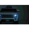 Elektrické autíčko Land Rover Discovery pro děti + Dálkové ovládání Bílé SUV 16