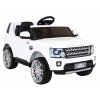 Elektrické autíčko Land Rover Discovery pro děti + Dálkové ovládání Bílé SUV