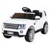 Elektrické autíčko Land Rover Discovery pro děti + Dálkové ovládání Bílé SUV