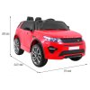Elektrické autíčko Land Rover Discovery Červené SUV + Dálkové ovládání