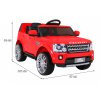 Elektrické autíčko Land Rover Discovery Červené SUV + Dálkové ovládání