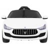Elektrické autíčko Maserati Ghibli na akumulátor Bílé + Dálkový ovladač