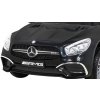 Elektrické autíčko Mercedes Benz AMG SL65 S pro děti + Dálkový ovladač + Pomalý start Černé + Ekokůže + EVA kola