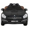 Elektrické autíčko Mercedes Benz AMG SL65 S pro děti + Dálkový ovladač + Pomalý start Černé + Ekokůže + EVA kola