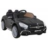 Elektrické autíčko Mercedes Benz AMG SL65 S pro děti + Dálkový ovladač + Pomalý start Černé + Ekokůže + EVA kola