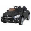 Elektrické autíčko Mercedes Benz AMG SL65 S pro děti + Dálkový ovladač + Pomalý start Černé + Ekokůže + EVA kola