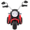 Elektrická motorka MiniBike červená + Zvuky + LED světla + Ekokůže
