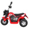 Elektrická motorka MiniBike červená + Zvuky + LED světla + Ekokůže