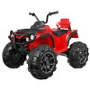 Červená elektrická čtyřkolka ATV pro děti + EVA kola + pomalý start