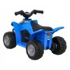 Elektrická akumulátorová čtyřkolka Honda 250X TRX Modrá + Klakson + LED 5