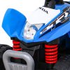 Elektrická akumulátorová čtyřkolka Honda 250X TRX Modrá + Klakson + LED 10
