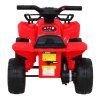 Dětská elektrická čtyřkolka Storm Červená + Motor 25W + MP3 USB 6