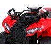 Dětská elektrická čtyřkolka Storm Červená + Motor 25W + MP3 USB 10