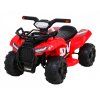Dětská elektrická čtyřkolka Storm Červená + Motor 25W + MP3 USB