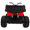 Elektrická čtyřkolka pro děti XL ATV Červená Pohon 4x4 EVA kola 7