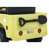 Elektrické autíčko Vojenské retro Pohon 4x4 Béžové