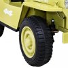 Elektrické autíčko Vojenské retro Pohon 4x4 Béžové