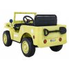 Elektrické autíčko Vojenské retro Pohon 4x4 Béžové