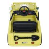 Elektrické autíčko Vojenské retro Pohon 4x4 Béžové
