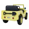 Elektrické autíčko Vojenské retro Pohon 4x4 Béžové