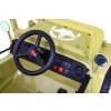 Elektrické autíčko Vojenské retro Pohon 4x4 Béžové