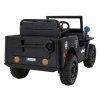 Elektrické autíčko Vojenské Retro černé + Pohon 4x4 8