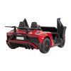 Elektrické autíčko Lamborghini Aventador SV pro 2 děti Dálkové ovládání 2,4 GHz Červené EVA kola