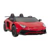Elektrické autíčko Lamborghini Aventador SV pro 2 děti Dálkové ovládání 2,4 GHz Červené EVA kola