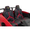 Elektrické autíčko Lamborghini Aventador SV pro 2 děti Dálkové ovládání 2,4 GHz Červené EVA kola