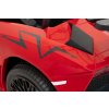 Elektrické autíčko Lamborghini Aventador SV pro 2 děti Dálkové ovládání 2,4 GHz Červené EVA kola