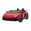 Elektrické autíčko Lamborghini Aventador SV pro 2 děti Dálkové ovládání 2,4 GHz Červené EVA kola