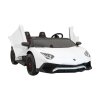 Elektrické autíčko Lamborghini Aventador SV pro 2 děti Bílé 11
