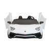 Elektrické autíčko Lamborghini Aventador SV pro 2 děti Bílé 5