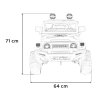 Elektrické autíčko Toyota FJ Cruiser maskáčové pohon 4x4 dálkové ovládání