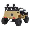 Elektrické autíčko Toyota FJ Cruiser béžové pohon 4x4 dálkové ovládání