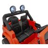 Elektrické autíčko Jeep Wrangler Rubicon Oranžové + Dálkové ovládání + EVA kola