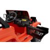 Elektrické autíčko Jeep Wrangler Rubicon Oranžové + Dálkové ovládání + EVA kola
