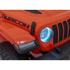 Elektrické autíčko Jeep Wrangler Rubicon Oranžové + Dálkové ovládání + EVA kola