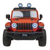 Elektrické autíčko Jeep Wrangler Rubicon Oranžové + Dálkové ovládání + EVA kola