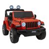 Elektrické autíčko Jeep Wrangler Rubicon Oranžové + Dálkové ovládání + EVA kola