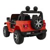 Elektrické autíčko Jeep Wrangler Rubicon Oranžové + Dálkové ovládání + EVA kola