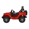 Elektrické autíčko Jeep Wrangler Rubicon Oranžové + Dálkové ovládání + EVA kola
