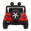 Elektrické autíčko Jeep Wrangler Rubicon Oranžové + Dálkové ovládání + EVA kola