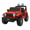 Elektrické autíčko Jeep Wrangler Rubicon Oranžové + Dálkové ovládání + EVA kola
