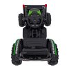 Elektrický akumulátorový zelený traktor bagr pro děti pohyblivé rameno lžíce dálkové ovládání 13