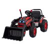 Elektrický traktor bagr pro děti Červený + Pohyblivé rameno lžíce + Dálkové ovládání 6