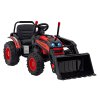 Elektrický traktor bagr pro děti Červený + Pohyblivé rameno lžíce + Dálkové ovládání 7