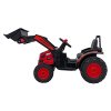 Elektrický traktor bagr pro děti Červený + Pohyblivé rameno lžíce + Dálkové ovládání 9