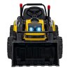 Elektrický traktor rypadlo + Pohyblivé rameno lžíce + Dálkové ovládání Žlutý 4