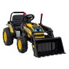 Elektrický traktor rypadlo + Pohyblivé rameno lžíce + Dálkové ovládání Žlutý 6
